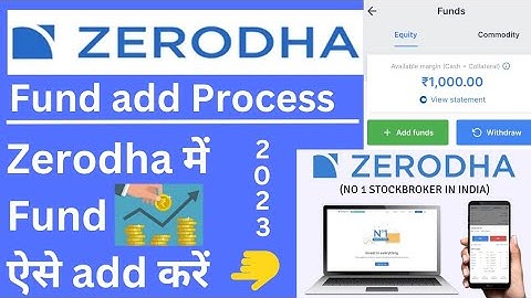 How to add funds in Zerodha Kite | Zerodha me funds add kaise kare? Zerodha | Stock Market