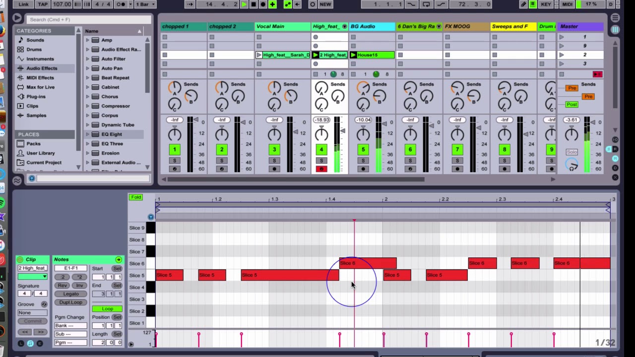 Lesson 15 - Chopping Vocals in Ableton with Slice to New MIDI - YouTube
