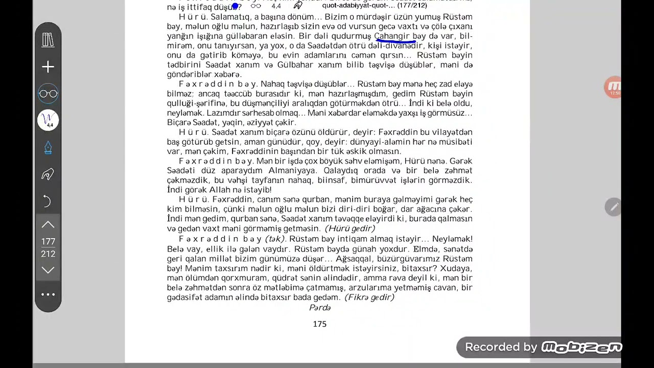 #Müsibəti-Fəxrəddin. Məzmun və təhlil. 2-ci dərs