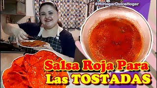 SALSA ROJA PARA TOSTADAS #parati #mihogardulcehogar #fyp #salsaroja #salsaparatostadas #salsa