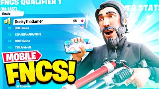 I played in this $5 MILLION Fortnite Tournament on Mobile... (Solo FNCS)