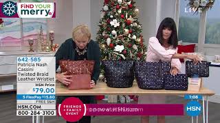 Patricia Nash Cassini Twisted Braid Leather Wristlet screenshot 5