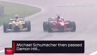 Schumacher and Coulthard bust up|1998 Belgian GP