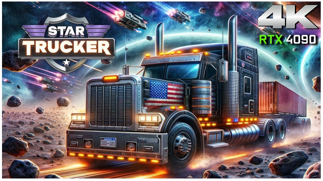 I BECAME A TRUCK DRIVER OF SPACE IN STAR TRUCKER !! - YouTube