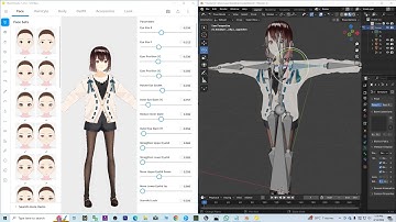 Vroid Studio (VRM) to Blender 4.1 Tutorial - Direct Method