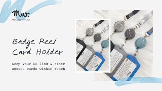 Retractable Badge Reel Lanyard Card Holder