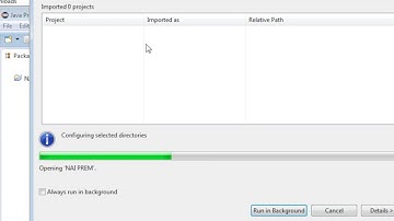 Import Java project into Eclipse Neon