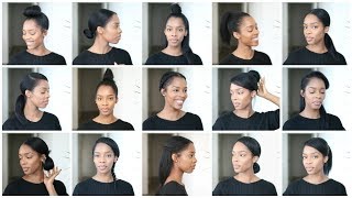 NOT ONE, NOT TWO, BUT 15 STYLES FOR STRAIGHT NATURAL HAIR!