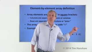 Tech Writing Course: Matlab Video 1