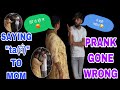 Saying ta  to mom  prank gone wrong hand cut  puru sigdel  mom epic reaction