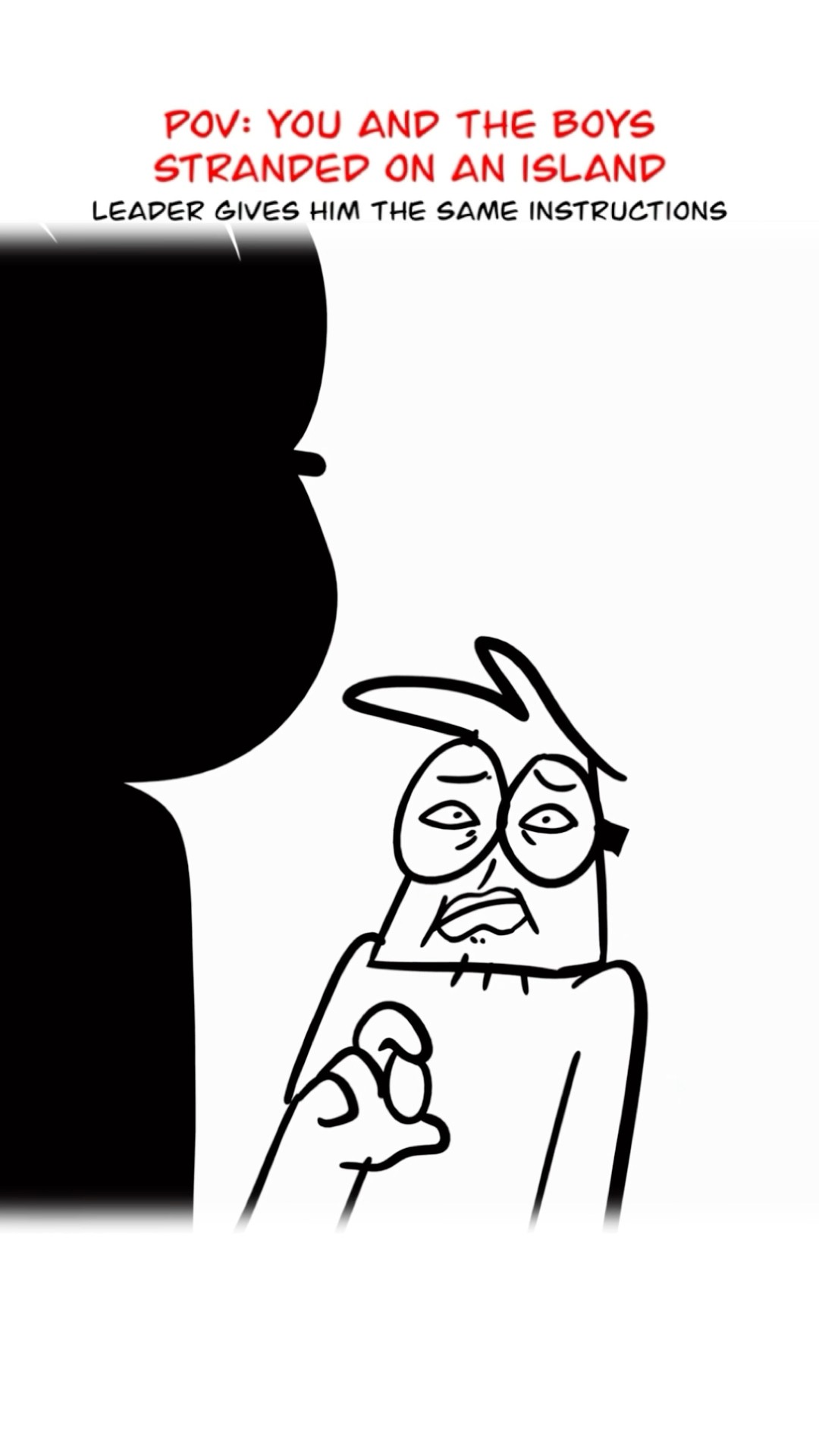 Stranded On An Island ? (Animation Meme) #shorts