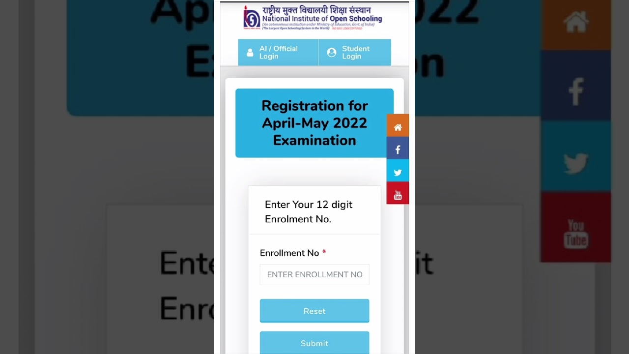 Nios April 2022 Exam Fees Pay Online | Nios Latest News Today | Nios Latest Update Today 