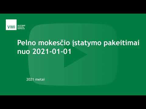 Video: Kaip Pereiti Prie Bendros Mokesčių Tvarkos