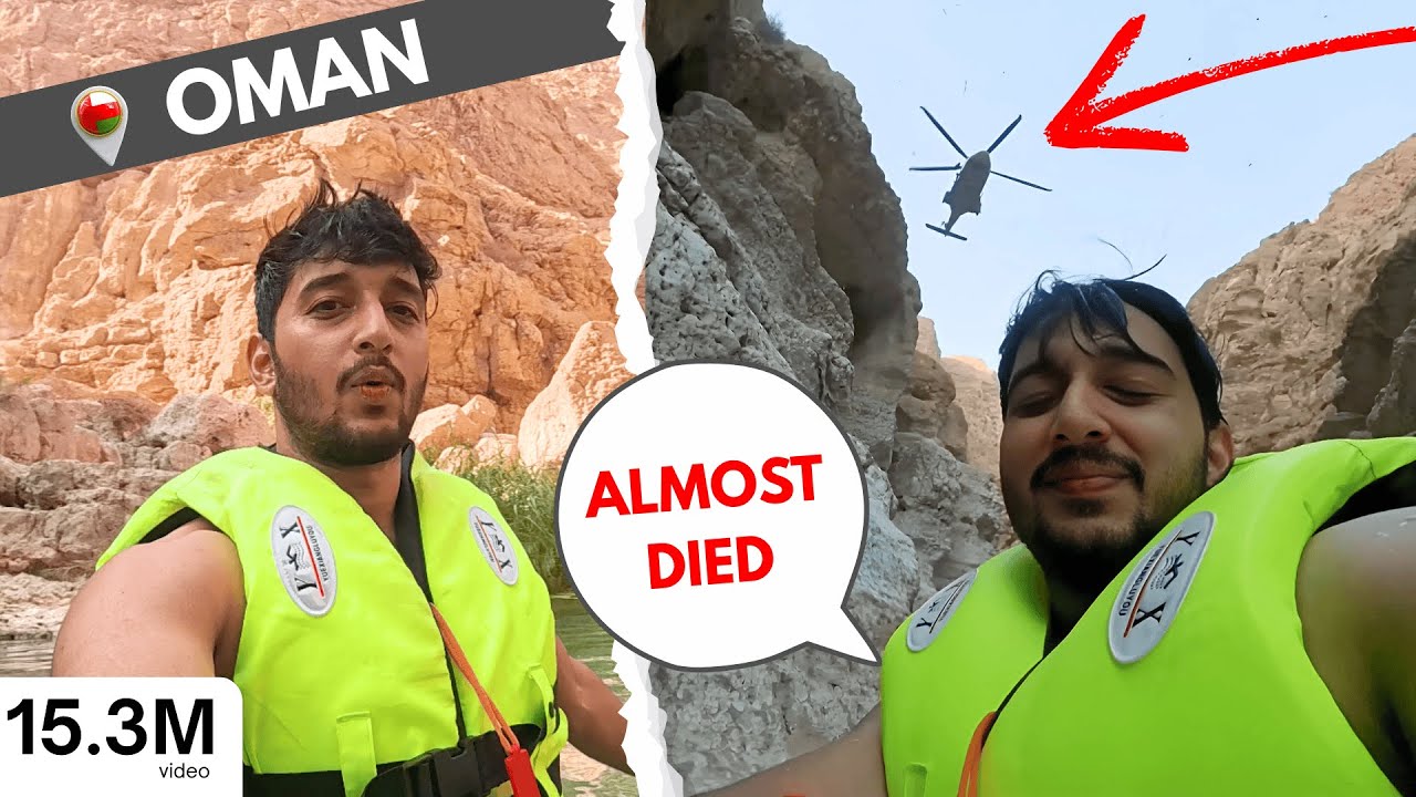 Wadi Shab Gone Wrong  🇴🇲 | Oman’s Most Dangerous Hike? | Helicopter Rescue 🚁 | Backpacking Oman |Ep2