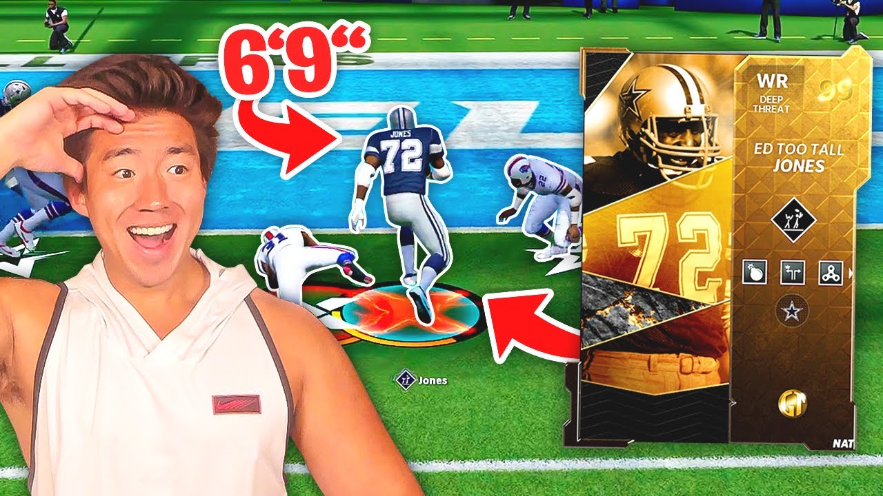 This 6'9" Golden Ticket WR is WAY TOO TOXIC! Tallest WR Card Ever! Madden 22