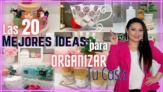 20 IDEAS para ORGANIZAR y DECORAR tu CASA / Manualidades faciles y elegantes / Dollar Tree DIY
