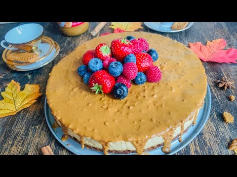 reçette-de-cheesecake-spéculoos-🥮-تشيز-كايك-اللوتس-بطريقة-سهلة-👌🏻