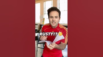 What does RUSTY mean? 🤔 #english #learnenglish
