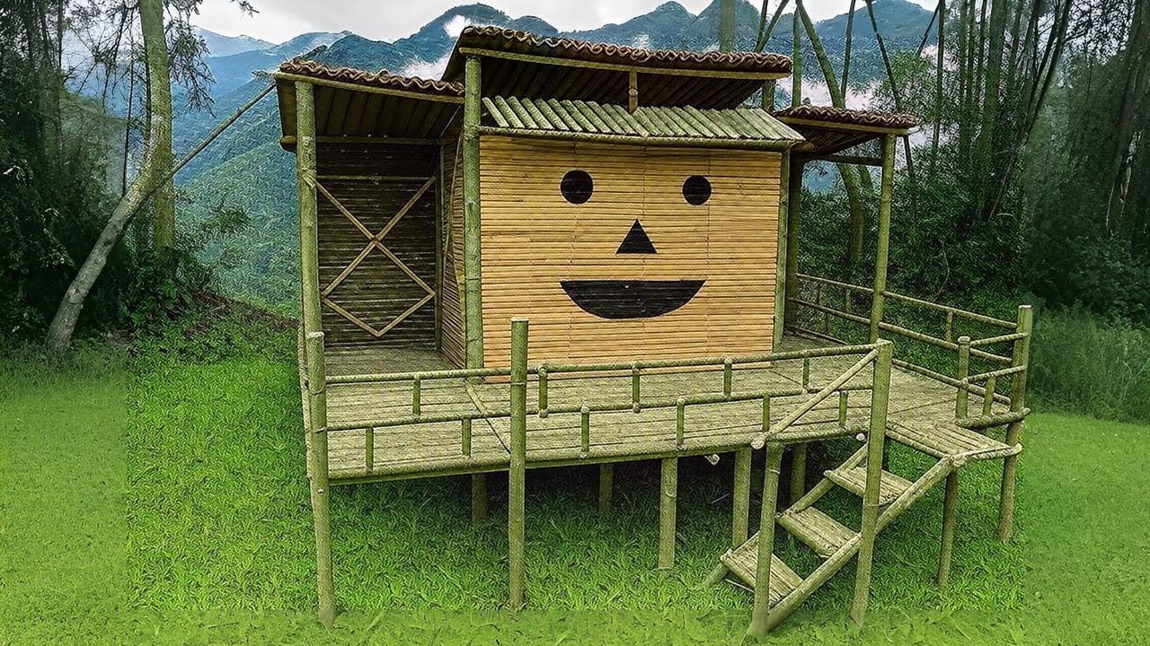 The Man Living Alone: Unimaginably Beautiful Bamboo House 2025