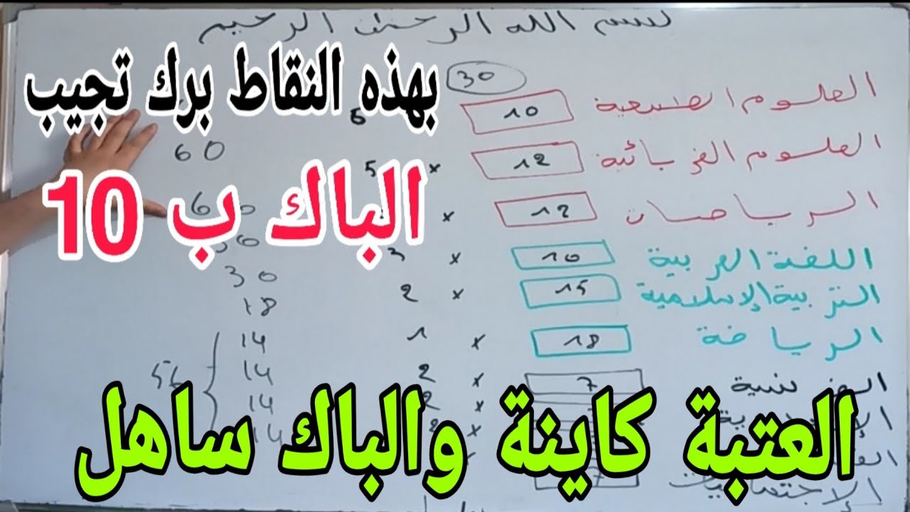 الباك ب 10 بهذو النقاط فقط تذكر ذلك جيدا كلما شعرت بالفشل