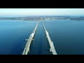 Chesapeake Bay Bridge Drone Flyover