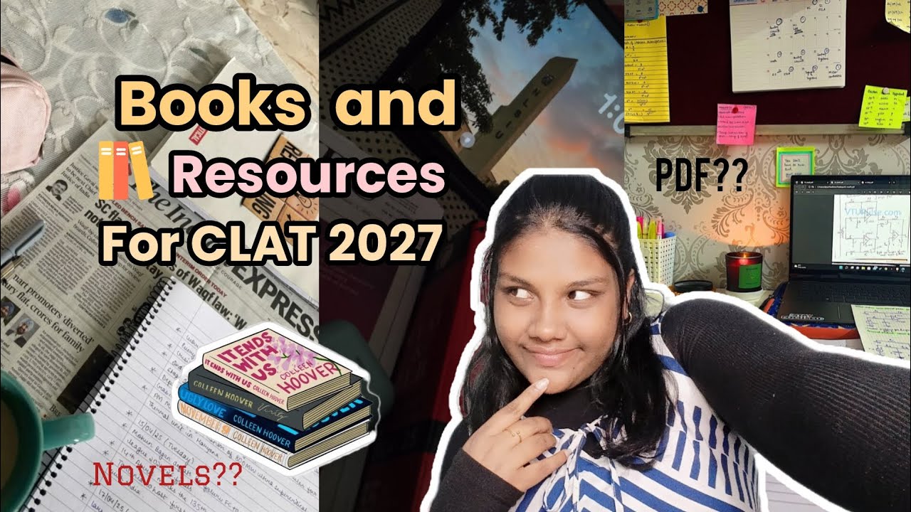 BOOKS and RESOURCES For CLAT 2027 📑 | CLAT Aspirant | CLAT Preparation ...
