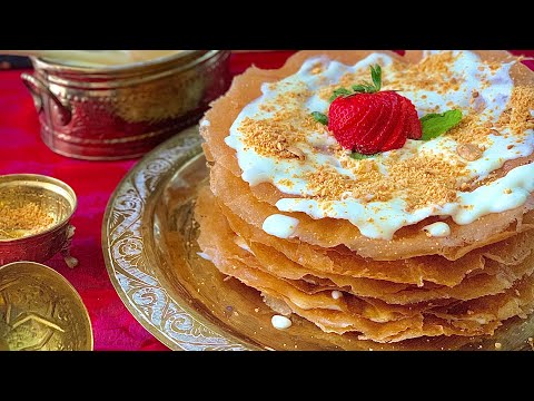 تحلية مغربية عريقة بسطيلة بالحليب جوهرة قطيفة