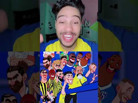 شوفو رونالدو وهو بيتريق علي ميسي بعد م المذيع سأله فين ميسي  