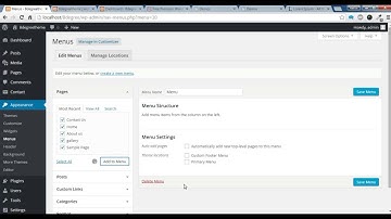Aglee Lite - How to create a menu
