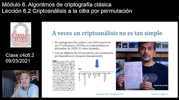 Class4crypt c4c6.2 Criptoanálisis a la cifra por permutación