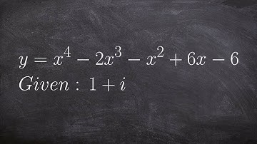 Given a Complex Zero, Write the Remaining Zeros of the Function Using Long Division