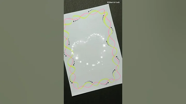 Front page design, Border design #shorts #art #youtubeshorts #diy #viral