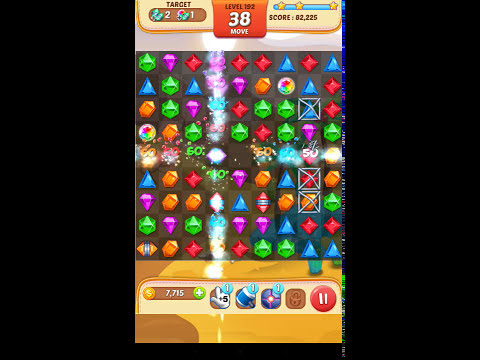 Jewel Match King Level 192 - Walkthrough ( No Booster )