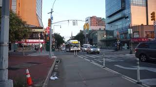 MTA Bus: Astoria bound C40LF 612 Q19 at Main St/Northern Blvd