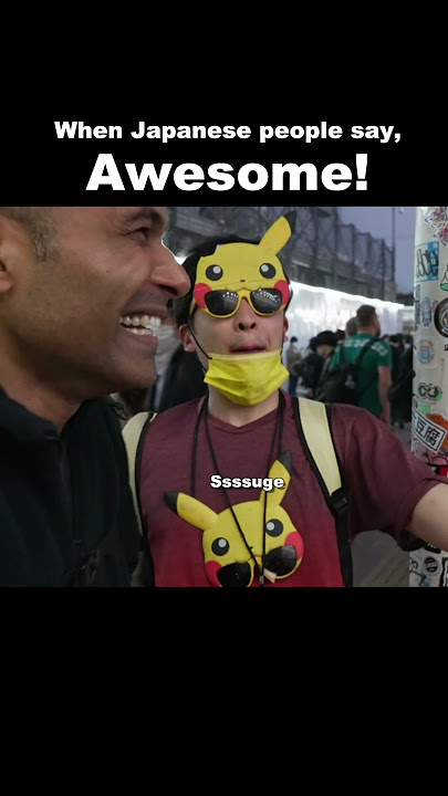 When Japanese people say AMAZING ! (Sugoi) #shorts