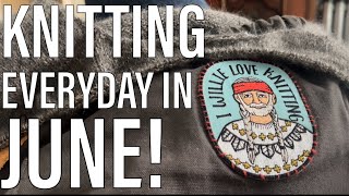 Knitting every day in June! @TaylorOwen