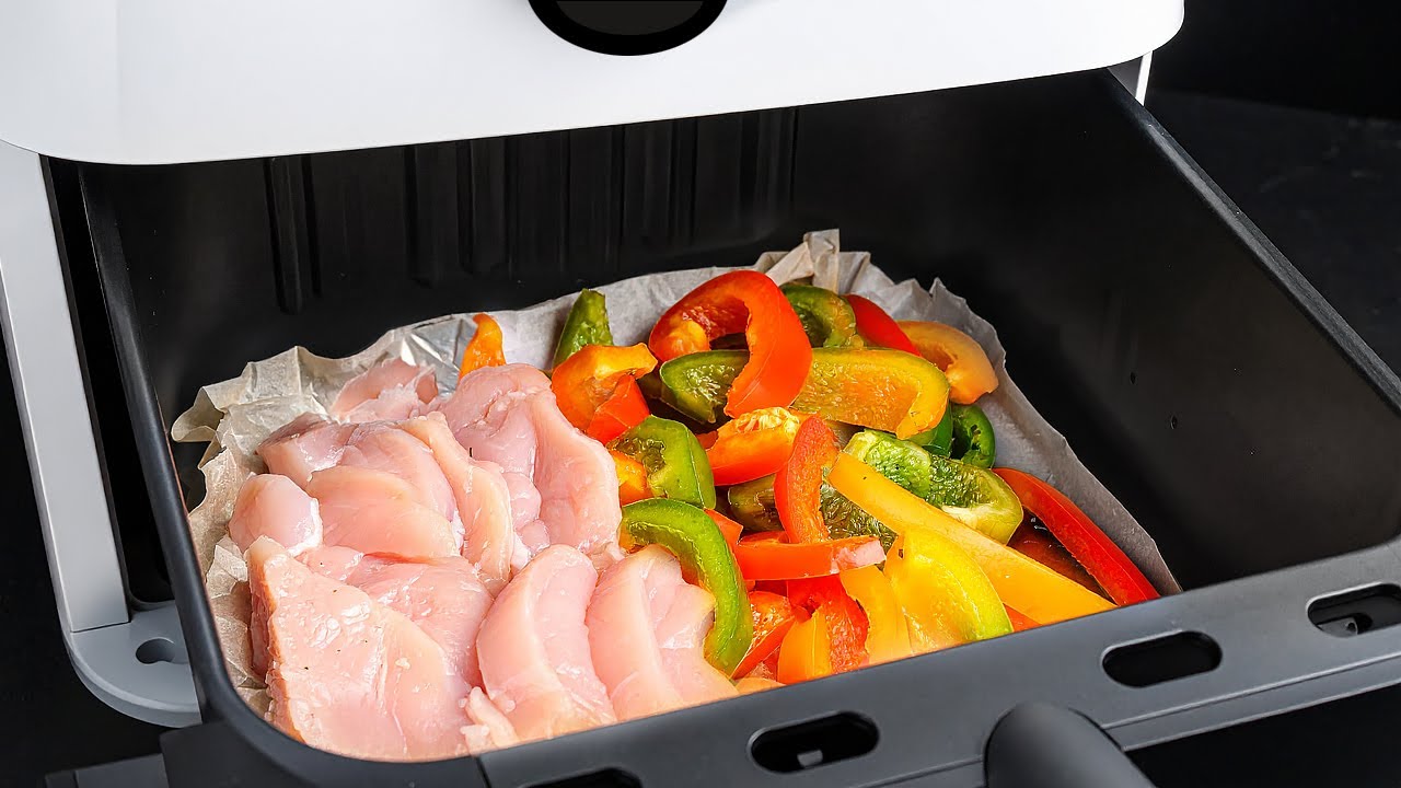 Das Geheimnis für perfektes Hähnchen im Airfryer! Nur 15 Minuten und sie ist fertig!