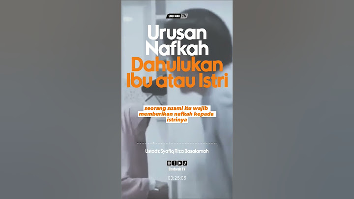 Urusan Nafkah, Mana Yang di dahulukan Ibu atau Istri? #syafiqrizabasalamah #ceramah #ceramahsingkat
