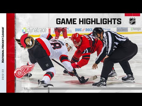 Senators Red Wings 12 31 NHL Highlights 2022