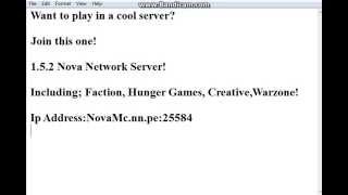 Cool MInecraft Server! Nova Network! 1.5.2
