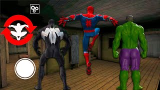 Playing as Venom, Hulk and Spider-man in Granny Chapter Two!