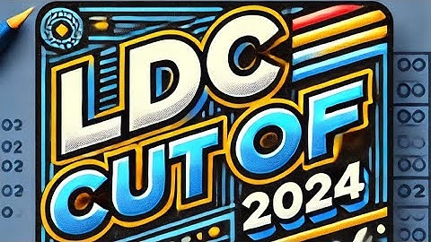 LDC Cut off 2024 after typing test #ldc2024 #results #rssb