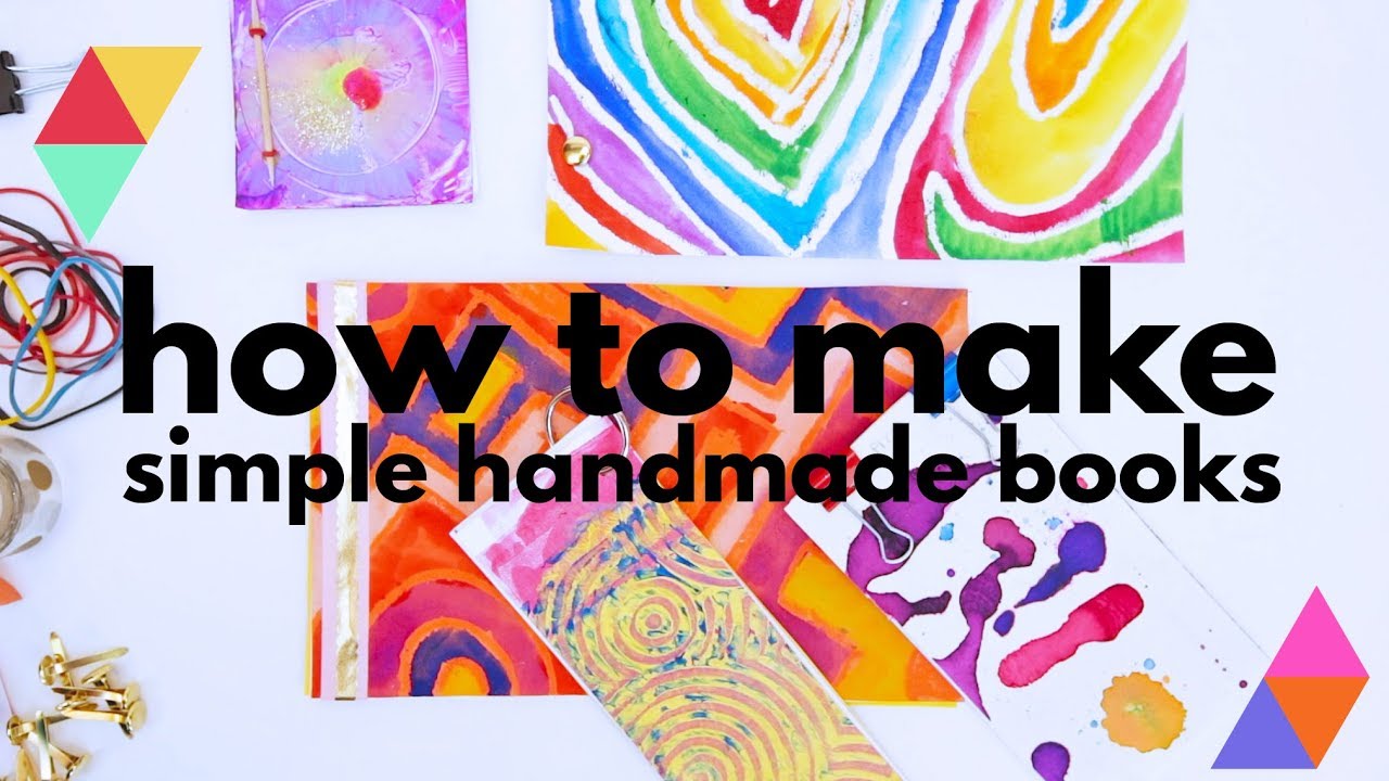 How to Make Books with 5 Simple Book Binding Methods - Babble Dabble Do