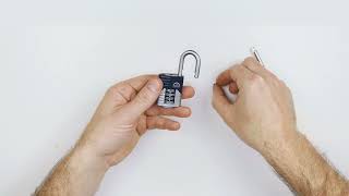 Vulcan Combi 40 Padlock Recoding Instructions