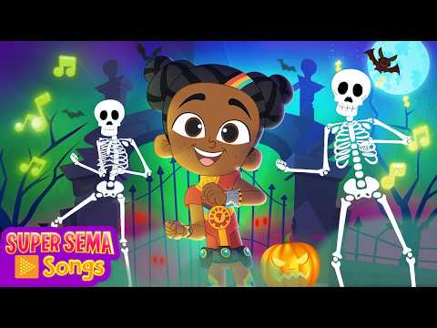 Skeleton Fun 🎶 Super Sema Halloween Songs 🎃