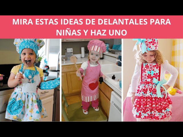 Cómo coser un adorable delantal infantil para tu pequeño ayudante