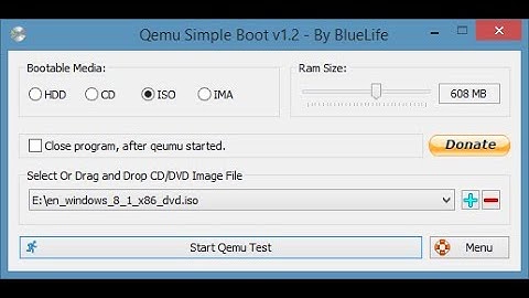 How to test Bootable ISO File without Burning using QEMU 2020