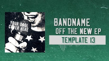 #013 Yung 80s - Simple After Effects Visualizer Template for Punk Bands