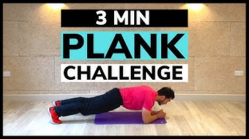 3 Minute Plank Challenge | Quick Plank Workout (Follow Along)