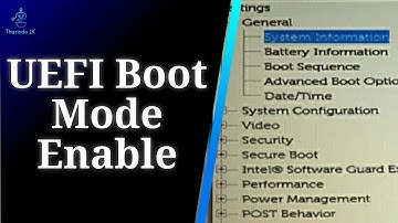 How to enable boot from DVD and USB option with UEFI boot mode enabled on dell laptop (Sinhala)